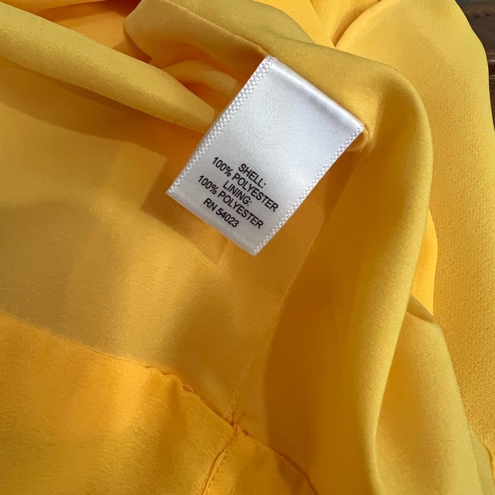 Banana Republic Long Sleeve Yellow Dress - Picture 8 of 13
